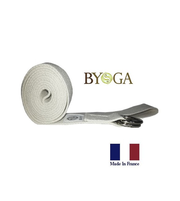 Sangle yoga Byoga qualité accessoire fabriqué France Yogimag